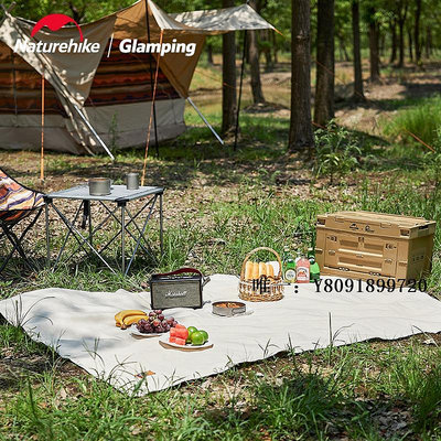 野餐墊Naturehike挪客X Penfield聯名帆布野餐墊便攜戶外露營野餐地墊防潮墊