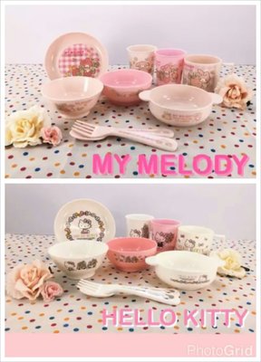 MEIODY'S DIARY & HELLO KITTY 餐具組 7件 免運費