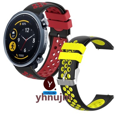 小米 Youpin Mibro 手錶 X1 A1 錶帶錶帶 Smartwatch 手鍊運動替換 correa 的柔軟矽膠