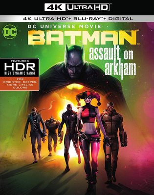 毛毛小舖--藍光BD 蝙蝠俠：血濺阿卡漢 4K UHD+BD 雙碟限定版Batman Assault on Arkham