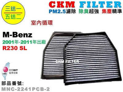 【CKM】賓士 M-BENZ R230 SL SL350 超越 原廠 正廠 PM2.5 活性碳冷氣濾網 粉塵 空氣濾網
