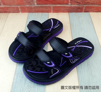 【琪琪的店】G.P 拖鞋 親子鞋 男童 女童 童鞋 女款 女鞋 超輕量 高彈性 舒適 雙帶 G8548BW-41 紫色