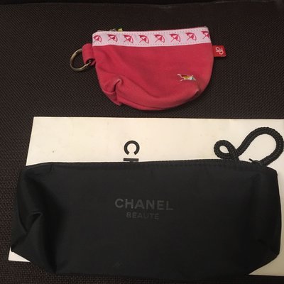 專櫃Chanel筆袋化妝袋，雨傘牌零錢包