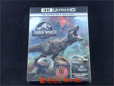 [4K-UHD藍光BD] - 侏羅紀世界2  殞落國度 UHD  BD 連劇照圖冊雙碟鐵盒版 - 侏
