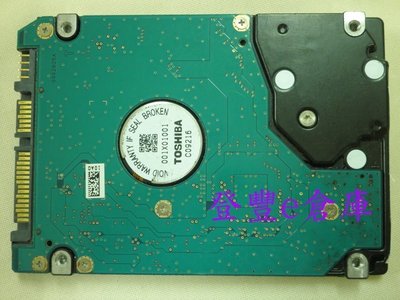 【登豐e倉庫】 DF342 TOSHIBA MK6475GSX 640G SATA 電路板(整顆)硬碟