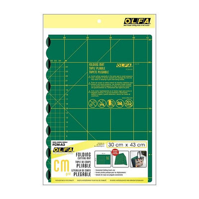 OLFA 摺疊式切割墊 (綠色) / 片 FCM-A3