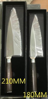 C 出刃生魚片刀和式包丁 日式料理剁刀去骨刀/雞翅木或黑檀木柄210/mm 魚刀 殺魚