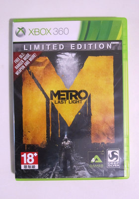 XBOX360 戰慄深隧 最後曙光 英文版 Metro:Last Light