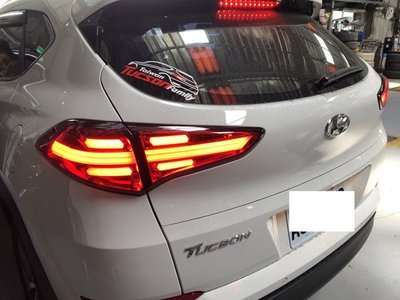 【小鳥的店】現代 TUCSON 尾燈 後燈 LED 導光 途勝 土桑 15-18 年 保時捷 凱燕款式 Hyundai
