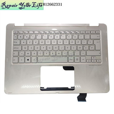 電腦零件華碩 Zenbook Flip UX360C UX360CA 筆記本鍵盤帶C殼BE TP360C筆電配件