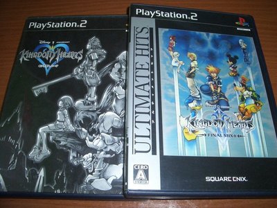 PS2 王國之心1 + 王國之心2 Kingdom Hearts II 國際限定版 ~ 含GBA 記憶之鏈 重製版