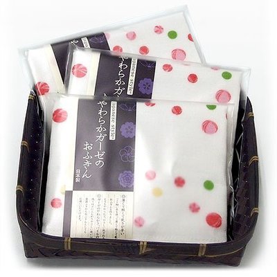 日本紗布巾 JSO-452 廚房巾 洗碗巾 抹布 擦手巾 櫻花 彩色點點