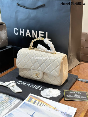 【二手包包】CHANEL HANDLE MINI CF Chanel 香奈兒新款handle mini cf NO82957