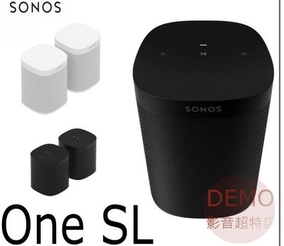 ㊑DEMO影音超特店㍿ SONOS One SL WiFi 無線智慧音響 喇叭 (1支)