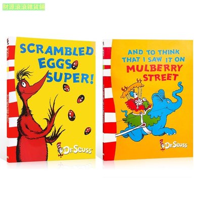 SCRAMBLED EGGS SUPER 超級炒雞蛋 Dr.Seuss 蘇斯博士英語故事繪本 廖彩杏書單推薦  財源滾滾雜貨鋪
