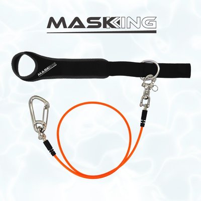 台灣潛水---MASKKING 水鏡王 拇指型安全繩 MK-N3-1.5米