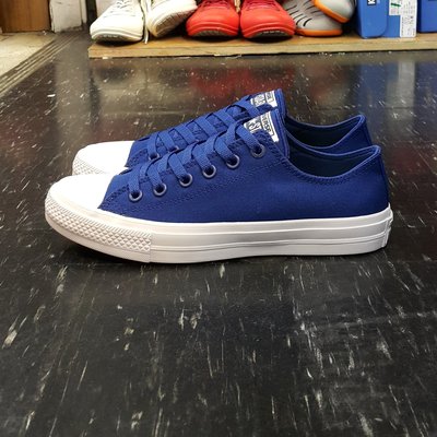 Converse Chuck Taylor All Star II 2代 低筒 寶藍色 帆布 鞋墊 150152C