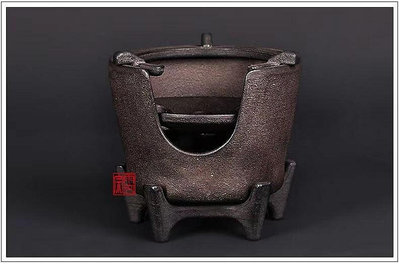 低價出售藏王堂日式 復古鐵小碳爐  鐵壺配件蜂窩鑄鐵小碳爐