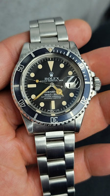勞力士水鬼 Rolex 1680 submariner-matte & patina dial- 有盒單優質品項