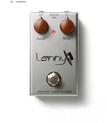 詩佳影音現貨J ROCKETT AUDIO Lenny Clean Boost清音過載推子單塊效果器影音設備