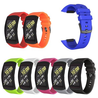 Feskio可調軟硅膠替換運動手錶腕帶適用於三星Gear fit 2 R360 / Gear Fit2 Pro R365