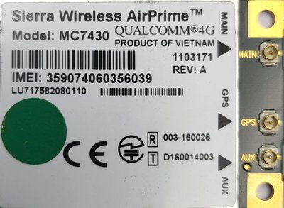 Sierra Wireless AirPrime QUALCOMM  MC7430模塊