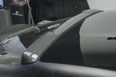 【政銓企業有限公司】保時捷 Porsche TAYCAN 全車系 適用 FD品牌 碳纖維 卡夢 後上遮陽 後窗導流