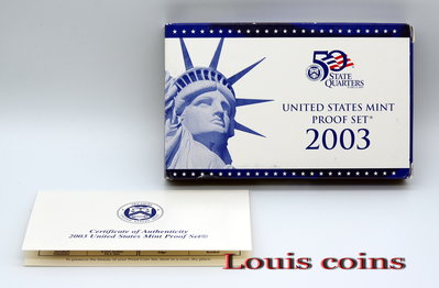 【Louis Coins】F028‧U.S.A.‧2003美國‧年度精鑄(PROOF)紀念套幣