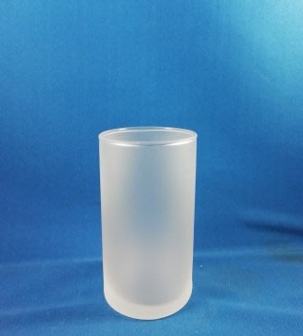 蠟材館~蠟燭材料專賣:245圓霧杯(高款)  霧面玻璃杯 圓形口 直筒杯 杯子 水杯