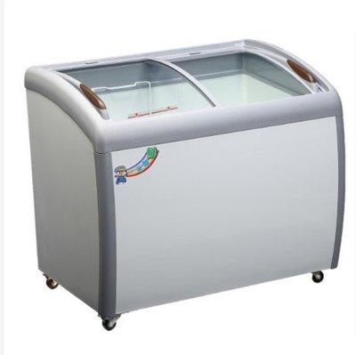 弧型玻璃冷凍櫃 一路領鮮 3尺3 XS-260YX 冰櫃 展示櫃 對拉臥式 冷凍冷藏櫃 一機兩用