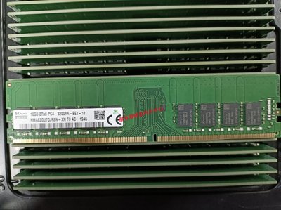SK海力士HMA82GU7DJR8N-XN 16G 2RX8 DDR4 3200 純ECC UDIMM記憶體
