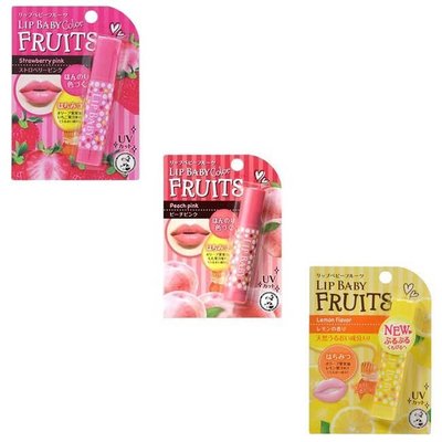 【傳說企業社】護唇膏 ROHTO 水潤護唇膏 草莓 水蜜桃 檸檬 三色選 潤色 保濕 日本製