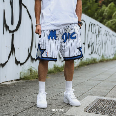 JUST DON x Mitchell & Ness M&N NBA SHORT 白魔術 短褲【MNJD-SH38B】