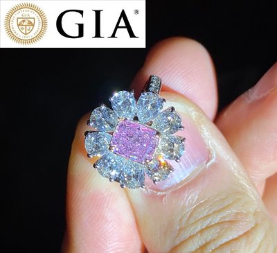 飛飛【台北周先生】天然正粉色鑽石 1.1克拉 VS1乾淨 18K金真鑽 美戒 送GIA證書