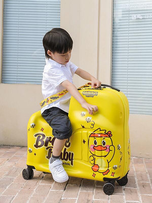 TOCHI/途智兒童行李箱可騎行拉桿箱可愛卡通可坐箱子密