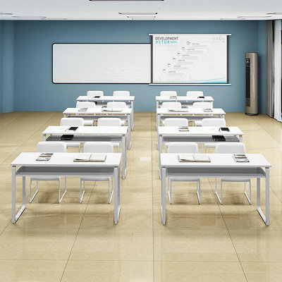 會議桌培訓桌長條桌長方形會議桌學生課桌培訓臺職員桌椅培訓機構桌長桌