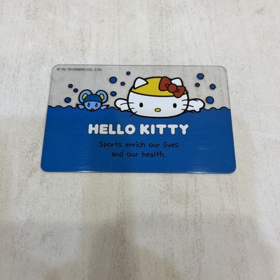 *舊愛二手* 凱蒂貓 透明 HELLO KITTY 悠遊卡 捷運卡 特製版