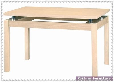 ☆ 凱創家居館 ☆《C001-25-15 白橡造型餐桌》木芯板餐桌-長方形餐桌-耐火板桌面