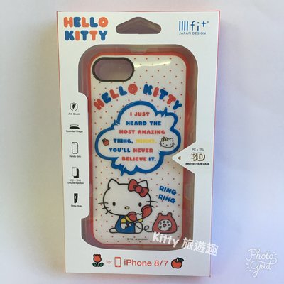 [Kitty 旅遊趣] Hello Kitty 手機套 手機保護殼 手機殼 iPhone8/7 凱蒂貓手機保護套