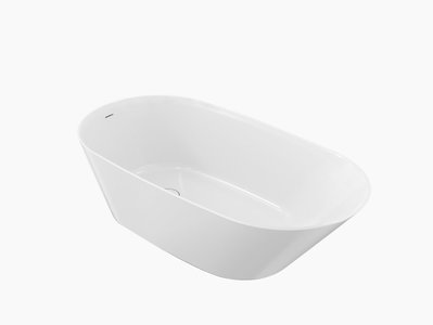 浴室的專家 *御舍精品衛浴 kohler Brazn 橢圓型綺美石獨立浴缸 (白) K-21388T-0