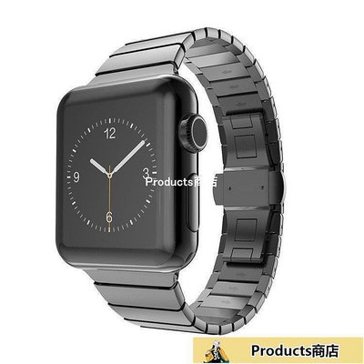 【精選好物】Apple Watch Series 4 123代 雙蝴蝶釦金屬不鏽鋼陶瓷紋蘋果手錶錶帶 40 44mm 替