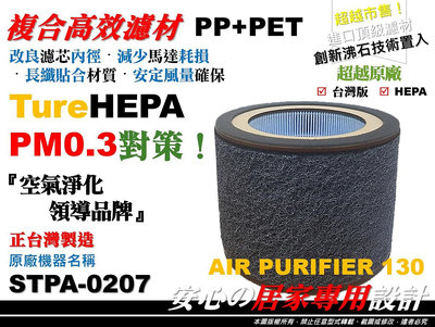 【醫用級】ONE amadana 130 空氣清淨機 STPA-0207 除臭 濾網 濾心 濾芯 HEPA 集塵濾網
