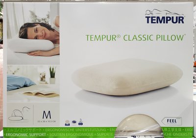 小如的店】COSTCO好市多代購~TEMPUR 丹普經典感溫枕(1入)感溫記憶材質