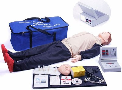 《宇煌》醫學模型安妮全自動電腦CPR模擬人醫療實驗道具心肺復甦模擬人_R490型