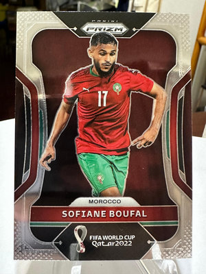 Sofiane Boufal #242 世足 帕尼尼 2022 World Cup Prizm Panini 卡達 世界盃 摩洛哥