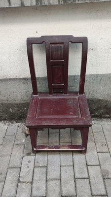 【二手】一把老式的小椅子品相完整也不松動就是有個腳年代久了有 老貨 舊藏 古玩【微淵古董齋】-10580