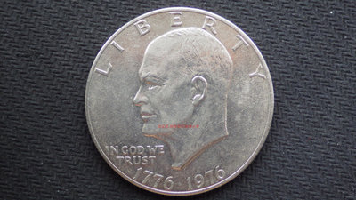 銀幣特價 美國1976年建國200年艾森豪威爾1元銅鎳幣 美國錢幣