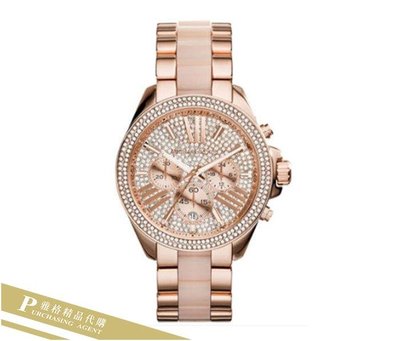 雅格時尚精品代購Michael Kors 經典手錶 女錶 MK6096 玫瑰金 陶瓷 石英 美國正品