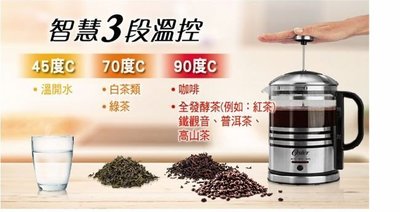 【OSTER】三合一電動法式 濾壓壺 咖啡壺  BVST-FPK3