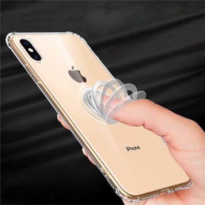 iPhone 11 pro Max XR Xs X 8 7 6 6s Plus 透明軟殼按壓指環扣鏡頭保護殼磁吸保護殼套